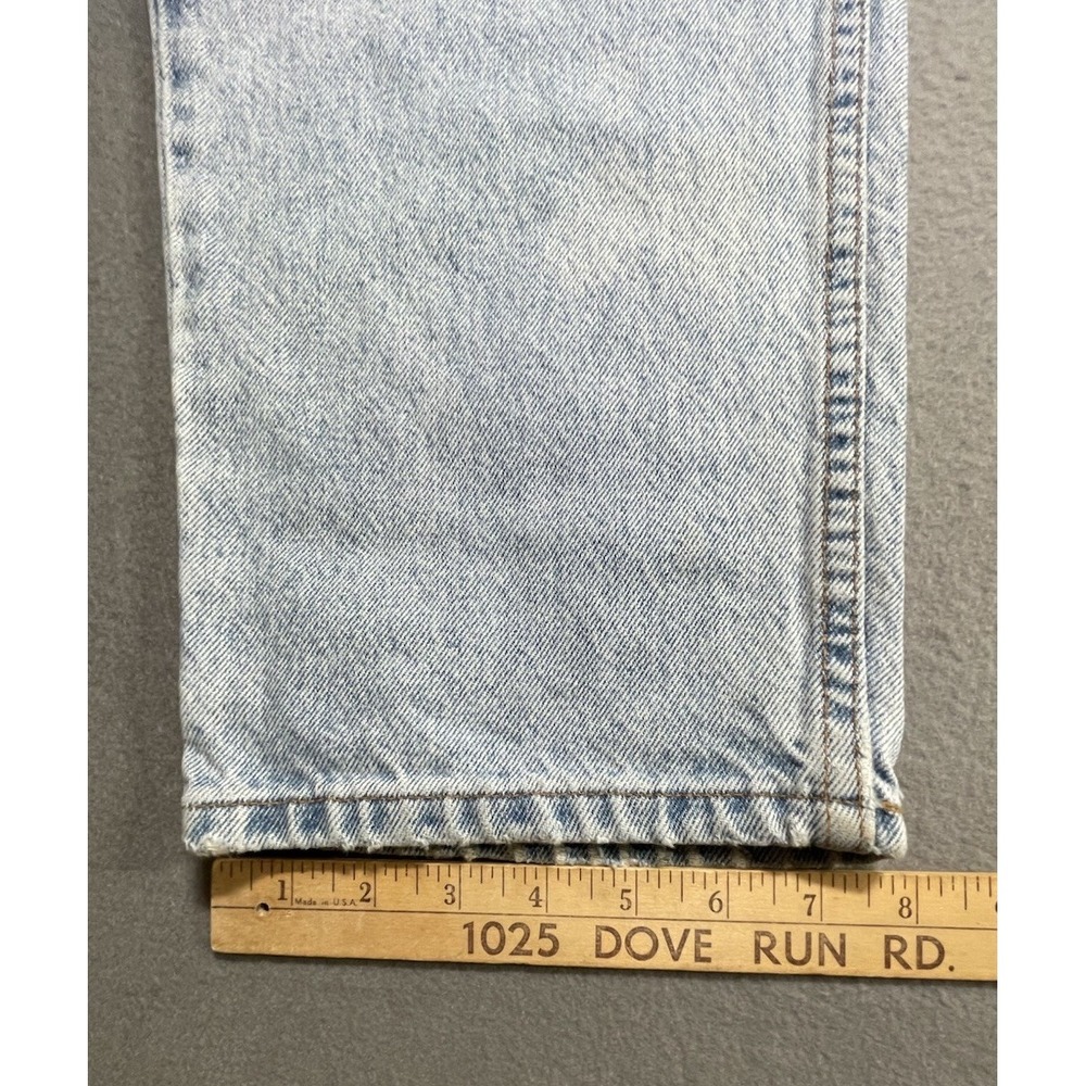 Vintage Levis Jeans Mens 38x34 (36x34) Blue 545 Loose Straight Orange Tab 90s - Picture 6 of 10